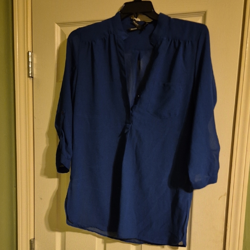 Men's Blue Casual Jacket